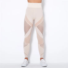 Load image into Gallery viewer, Noora Mesh Seamless High Waist Full Length Leggings
