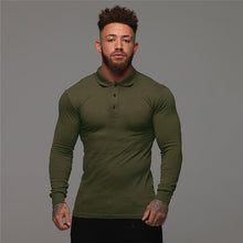 Load image into Gallery viewer, Ollie Long Sleeve Slim Polo Shirt
