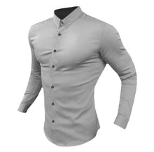 Load image into Gallery viewer, Kobe Long Sleeve Slim Dress Shirt
