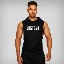 Load image into Gallery viewer, Just Gym Sleeveless Hooded Tank Top
