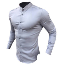 Load image into Gallery viewer, Kobe Long Sleeve Slim Dress Shirt
