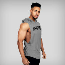 Load image into Gallery viewer, Just Gym Sleeveless Hooded Tank Top
