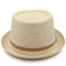Load image into Gallery viewer, Daryl Straw Fedora Hat
