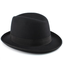 Load image into Gallery viewer, Carter Feather Wool Homburg Hat
