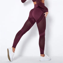 Load image into Gallery viewer, Noora Mesh Seamless High Waist Full Length Leggings
