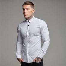 Load image into Gallery viewer, Kayne Long Sleeve Slim Dress Shirt
