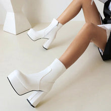 Load image into Gallery viewer, Stacey Ava Platform High Heel Ankle Boots
