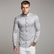 Load image into Gallery viewer, Kayne Long Sleeve Slim Dress Shirt
