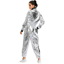 Load image into Gallery viewer, Spacey Astronaut Couples Halloween Jumpsuit Costume
