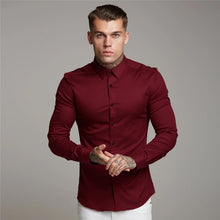 Load image into Gallery viewer, Kayne Long Sleeve Slim Dress Shirt
