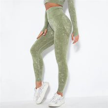 Load image into Gallery viewer, Lillian Scrunch Seamless High Waist Ankle Biter Leggings
