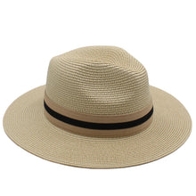 Load image into Gallery viewer, Abigail Eve Straw Wide Brim Panama Hat
