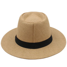 Load image into Gallery viewer, Gianna May Straw Wide Brim Panama Hat
