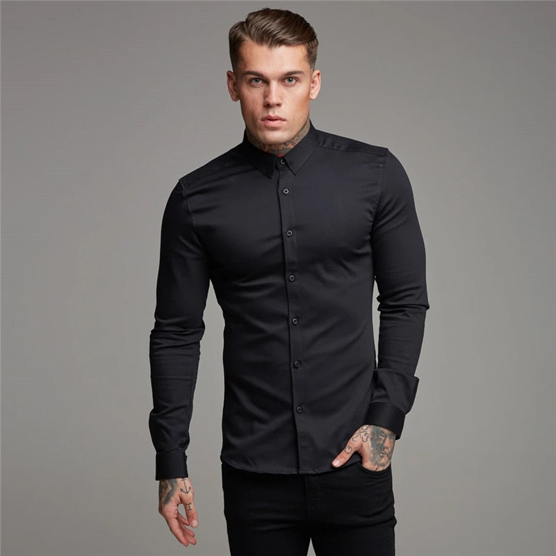 Kayne Long Sleeve Slim Dress Shirt