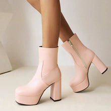 Load image into Gallery viewer, Stacey Ava Platform High Heel Ankle Boots
