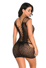 Load image into Gallery viewer, Julianna Diamond Sheer Off Shoulder Bodycon Mini Dress
