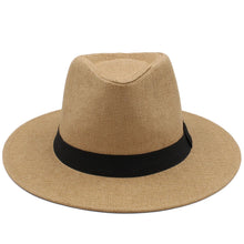 Load image into Gallery viewer, Gianna May Straw Wide Brim Panama Hat
