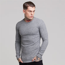 Load image into Gallery viewer, Aster Knit O Neck Long Sleeve T-Shirt
