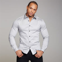 Load image into Gallery viewer, Knox Long Sleeve Slim Dress Shirt
