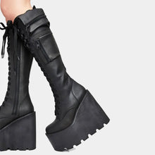 Load image into Gallery viewer, Marli Knee High Platform Boots
