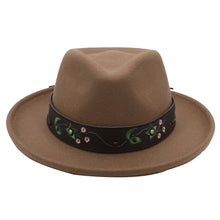Load image into Gallery viewer, Zara Wool Wide Brim Panama Hat
