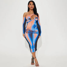 Load image into Gallery viewer, Keke Body Long Sleeve Bodycon Midi Dress
