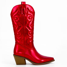 Load image into Gallery viewer, Jaylani Metallic Western Boots
