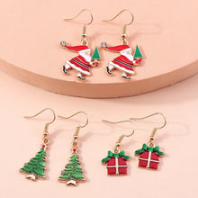 Load image into Gallery viewer, North Pole Christmas Earrings
