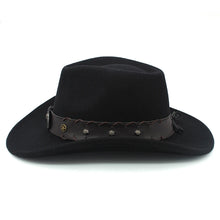 Load image into Gallery viewer, Laurel Bull Wool Western Hat
