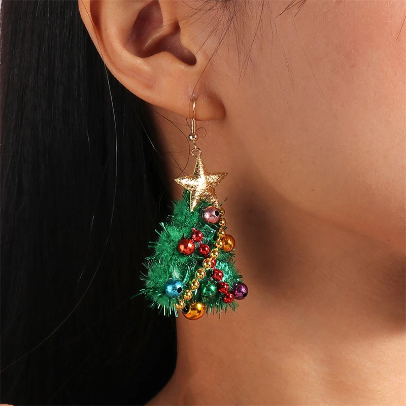 Lumi Christmas Tree Earrings