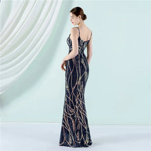 Load image into Gallery viewer, Savannah Valentina Mermaid Maxi Dress
