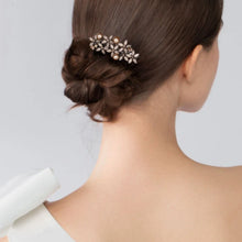 Load image into Gallery viewer, Ermyna Flower Pearl Rhinestone Hair Clip
