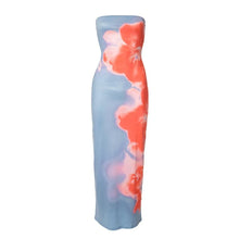 Load image into Gallery viewer, Scarlett May Strapless Slit Maxi Dress
