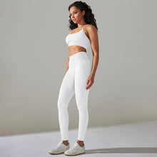 Load image into Gallery viewer, Yuvika Seamless Ribbed Two-Piece Yoga Set
