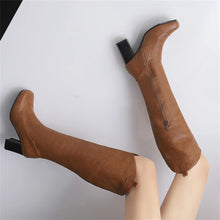 Load image into Gallery viewer, Ariella Knee-High High Heel Western Boots
