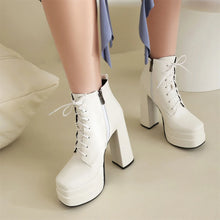 Load image into Gallery viewer, Adalyn Platform High Heel Ankle Boots
