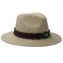 Load image into Gallery viewer, Wanda Straw Panama Hat

