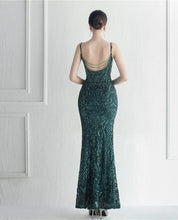 Load image into Gallery viewer, Luisa Vida Sequin Mermaid Maxi Dress
