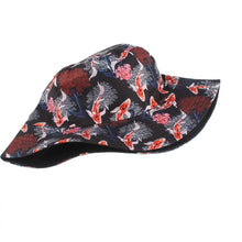 Load image into Gallery viewer, Gold Fish Reversible Bucket Hat
