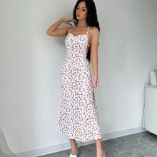 Load image into Gallery viewer, Charley Floral Halter Neck Slit Maxi Dress
