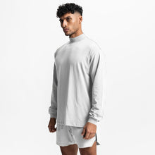 Load image into Gallery viewer, Trae Mock Neck Oversized Long Sleeve T-Shirt
