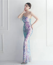 Load image into Gallery viewer, Chelsea Evee Sequin Mermaid Maxi Dress
