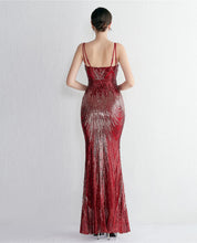 Load image into Gallery viewer, Lystra Sequin Mermaid Maxi Dress
