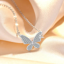Load image into Gallery viewer, Cahlie Butterfly Rhinestone Necklace

