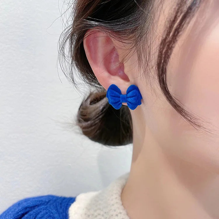 Courtney Velvet Bow Earrings