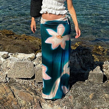 Load image into Gallery viewer, Jessa Knit Floral Maxi Skirt
