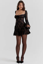 Load image into Gallery viewer, Andi Lace Long Sleeve Mini Dress
