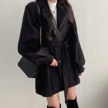 Load image into Gallery viewer, Nevaeh Wool Trench Coat
