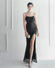 Load image into Gallery viewer, Luisa Vida Sequin Mermaid Maxi Dress
