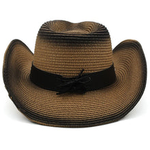 Load image into Gallery viewer, Octavia Bull Straw Western Hat
